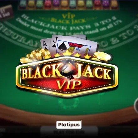 Blackjack VIP slot visual from Platipus available on wintopiacasino.at
