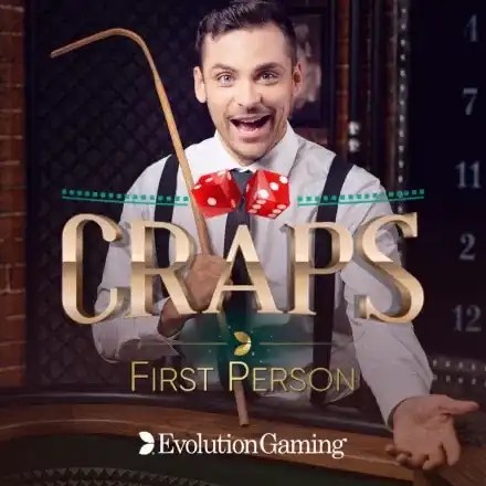 First Person Craps online game logo by Evolution on wintopiacasino.at